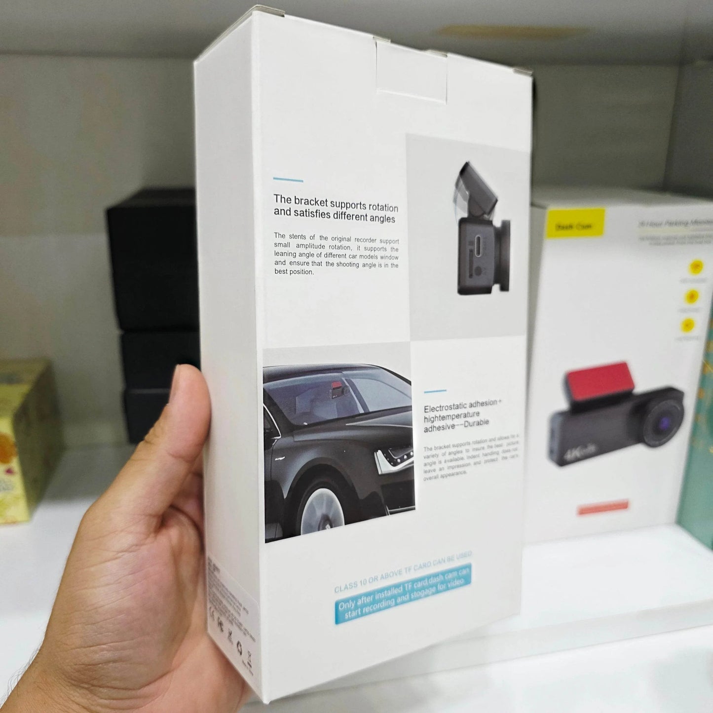 F8 4K Ultra Hd Ekranlı Ön Kamera Video Kaydedici Araç Kamerası Wi-Fi, IR Gece Görüşü, APP Kontrol DashCam