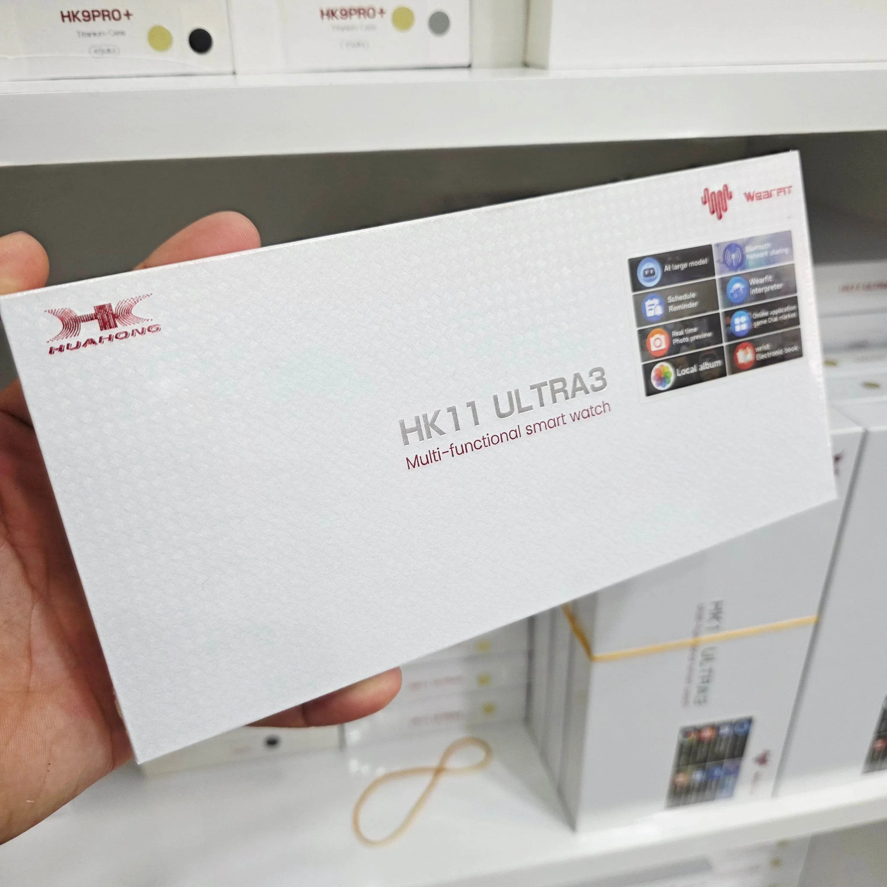 Hk 11 ultra3 amoled 49mm 2,02inç ios android uyumlu akıllı saat