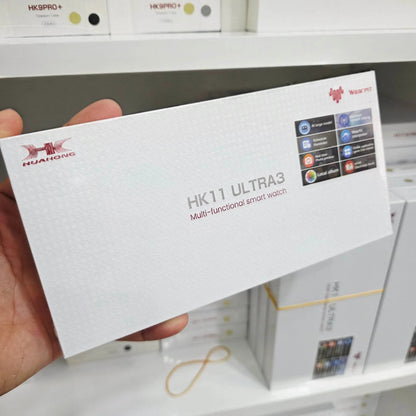 Hk 11 ultra3 amoled 49mm 2,02inç ios android uyumlu akıllı saat