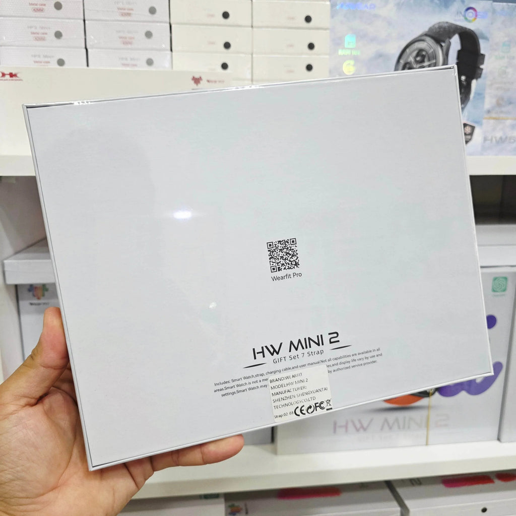 Hw mini2 41mm 1,75 inç chatgbt yapay zeka destekli 7 kordonlu akıllı saat
