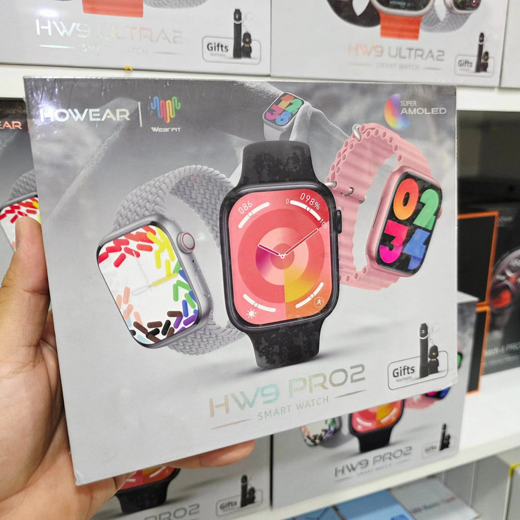 Hw9 pro2 amoled ekranlı 45mm anahtarlık hediyeli ios android uyumlu akıllı saat