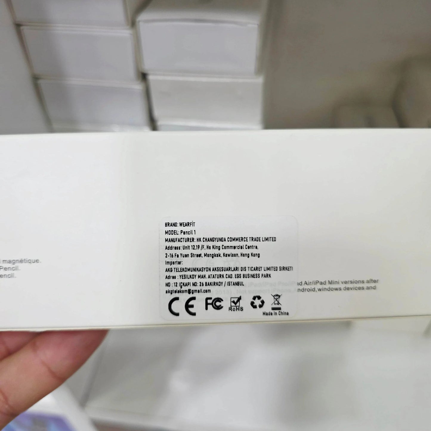 Pencil1 şarj edilebilir tablet kalemi