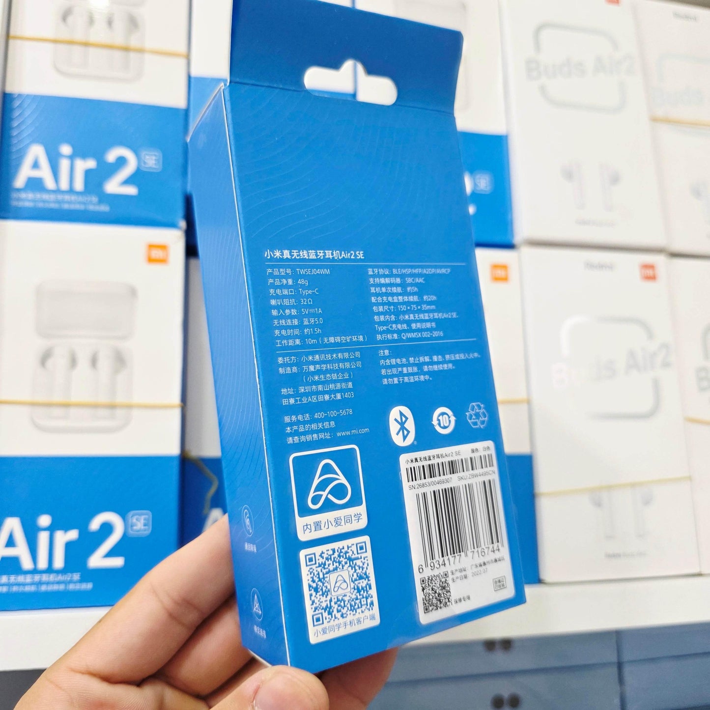 Xaomi buds air2 kulak içi mikrofonlu dokunmatik bluetooth kulaklık