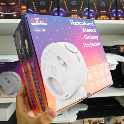 Galaxy Projektör Yıldız Gökyüzü Projeksiyon Lambası 13 Film Diski RGBCW Yatak Odası Ortam Işığı Gece Lambası BT Hoparlörler 15 Beyaz Gürültü Parçası 1H/2H/4H Uzaktan Kumanda ile Zamanlayıcı Ay