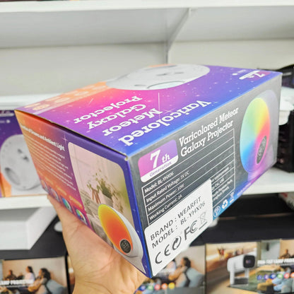 Galaxy Projektör Yıldız Gökyüzü Projeksiyon Lambası 13 Film Diski RGBCW Yatak Odası Ortam Işığı Gece Lambası BT Hoparlörler 15 Beyaz Gürültü Parçası 1H/2H/4H Uzaktan Kumanda ile Zamanlayıcı Ay