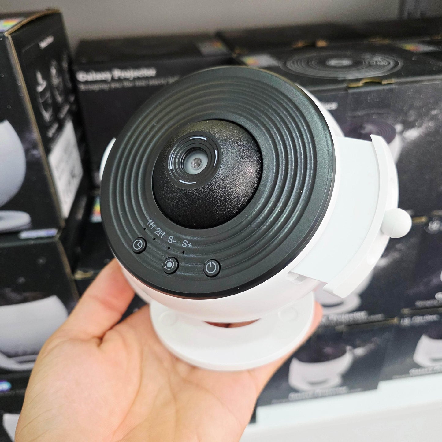 Yıldızlı Gökyüzü Galaksi Projektörü, Film Şeridi Filmi ile LED Işık Gösterisi, 360° Dönüş, 3 Düğmeli Kontrol, USB Güç Kaynaklı, Ev ve Parti Kullanımı, Yatak Odası, Oyun Odası, Tavan Dekorasyonu için