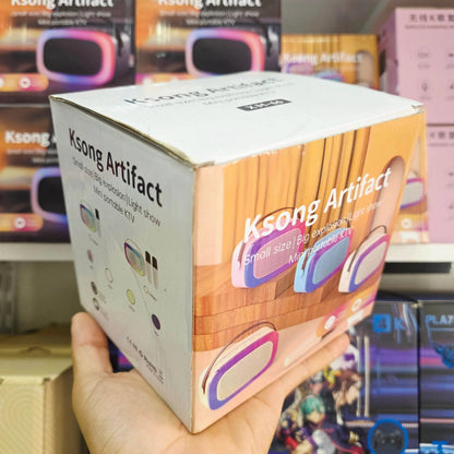 XM-66 rgb ışıklı tek mikrofonlu taşınabilir şarj edilebilir bluetooth hoparlör