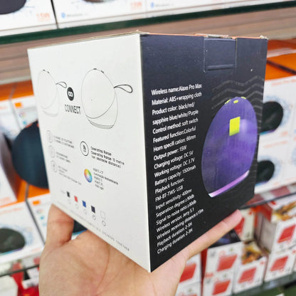 Alexa pro max ev masaüstü kablosuz taşınabilir LED rgb ışıklı 10 metre menzilli suya dayanıklı 12 saat pil ömürlü şarj edilebilir 15W 5,1v bluetooth hoparlör