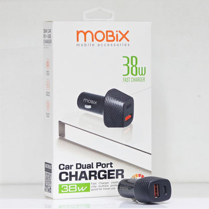 38W TypeC ve Usb girişli hızlı araç şarj başlık
