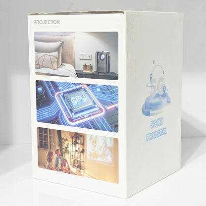 Masa üstü şarjlı projeksiyon Led wifi 5G hd, Usb ve sd kart destekli, kulaklık girişli