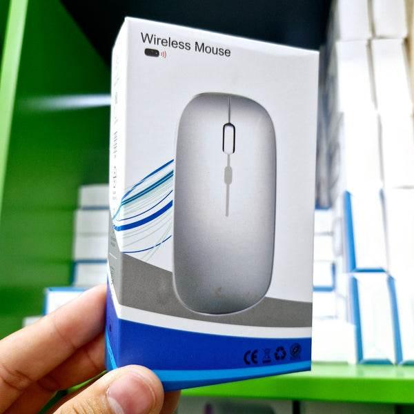 Ofis tarzı ince kablosuz mouse 2,4g ve bluetooth typec şarj edilebilir hız ayarlama tuşlu rgb ışıklı m8