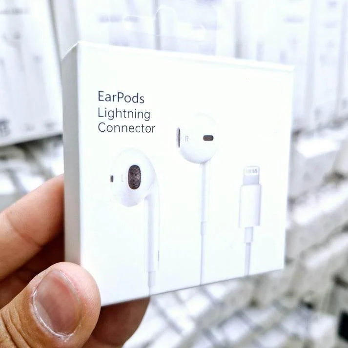 Lightning girişli ios uyumlu mikrofonlu kulak içi kablolu kulaklık