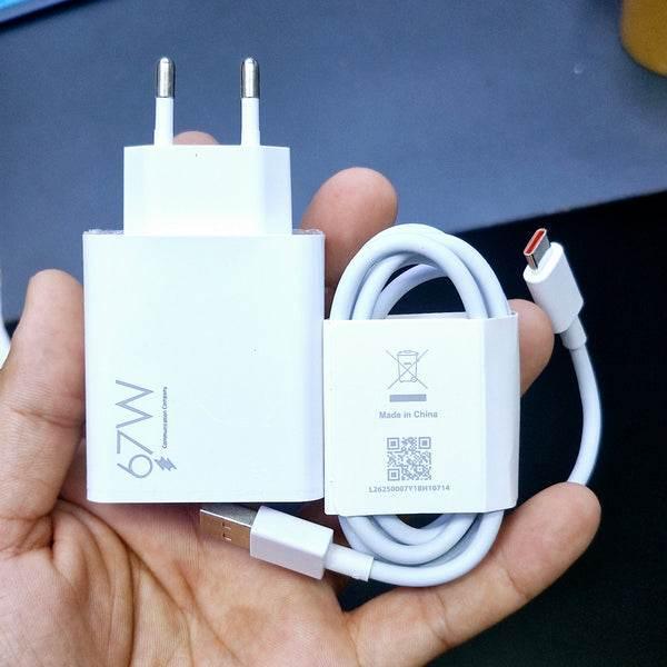 67w turbo şarj desterkli usb typec şarj seti
