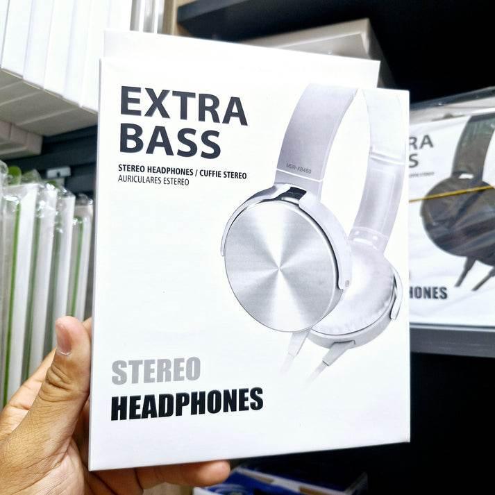 Extra bass steareo kablolu mikrofonlu pedli kafa üstü kulaklık xb450