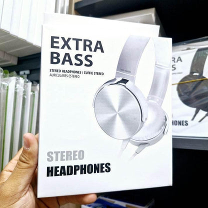 Extra bass steareo kablolu mikrofonlu pedli kafa üstü kulaklık xb450