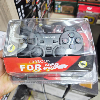 Usb girişli kablolu gamepad joystick titreşimli analog oyun kolu bilgisayar ve pc için