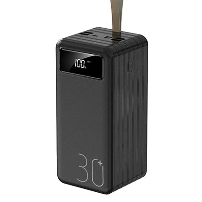 30,000 mah kendisinden 4 kablolu 4 çıkışlı 22,50w hızlı şarj destekli led göstergeli powerbank ck-103 - P1W