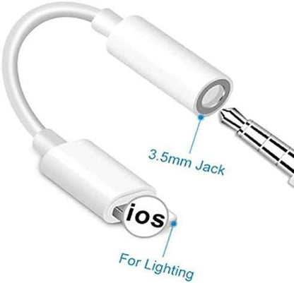 Lightining to 3,5mm jak kulaklık dönüştürücü