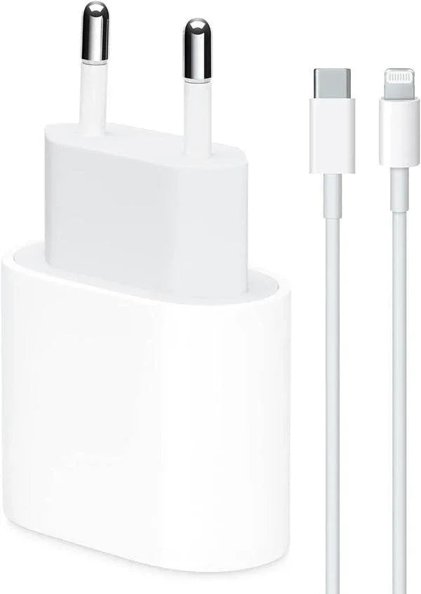 20w typec çıkışlı başlık ve 1m typeC lightning kablo şarj seti