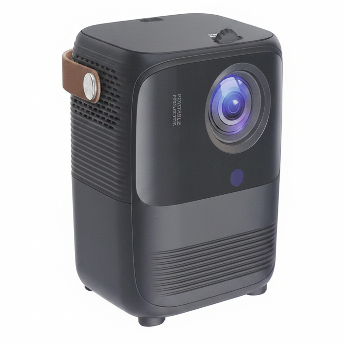 Masa üstü şarjlı projeksiyon Led wifi 5G hd, Usb ve sd kart destekli, kulaklık girişli