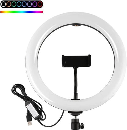 Selfie Rgb ledli tiktok ışığı tripodlu (ayak dahil)