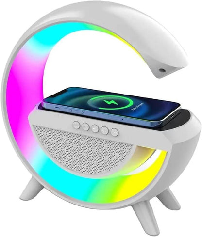 Hm-2309 rgb ışıklı kablosuz hoparlör - 15w güç, saatli, şarjlı, müzik ve tarz bir arada!