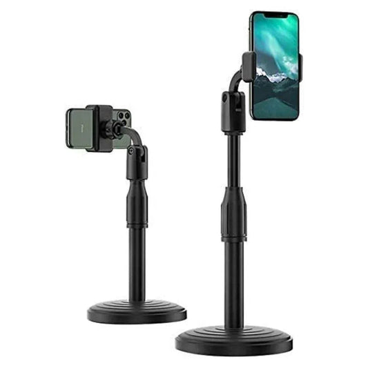 Masaüstü uzayabilir telefon tutucu | 360° ayarlanabilir yükseklikli ve açılı stand | teleskopik gövde | tüm telefonlarla uyumlu - N1K