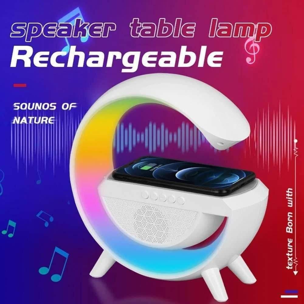 Hm-2309 rgb ışıklı kablosuz hoparlör - 15w güç, saatli, şarjlı, müzik ve tarz bir arada!