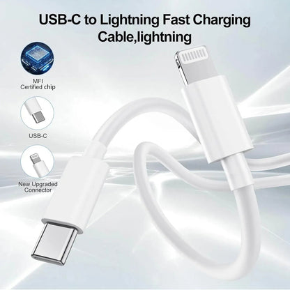 Usbc lightning pd hızlı şarj kablosu 1 m