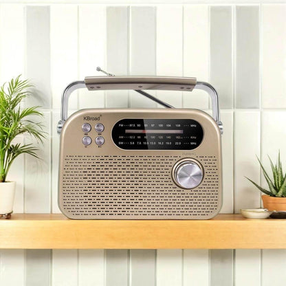 KTF-2026 nostaljı radiolu sm usb sd hafıza destekli bluetooth hoparlör