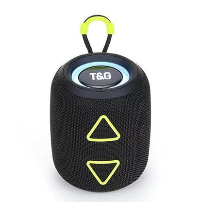 Tg-655 taşınabilir rgb led ışıklı sd kart usb hafıza aux destekli 5w 1200mah 5,3v fm radyolu bluetooth hoperlör