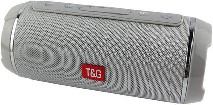 Tg-649 bluetooth hoparlör 1200mah 5w taşınabilir ledli ışıklı 5,3v stereo sd kart usb aux destekli