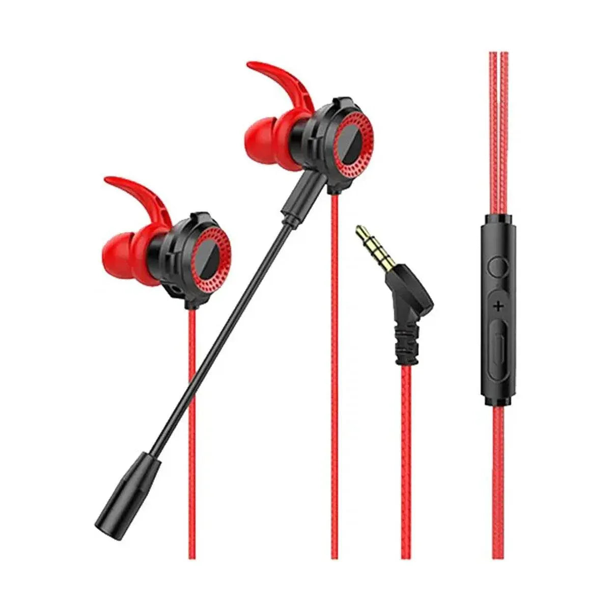 K05 çift mikrofonlu mikrofonlu oyuncu kulak içi kablolu kulaklık - K1T