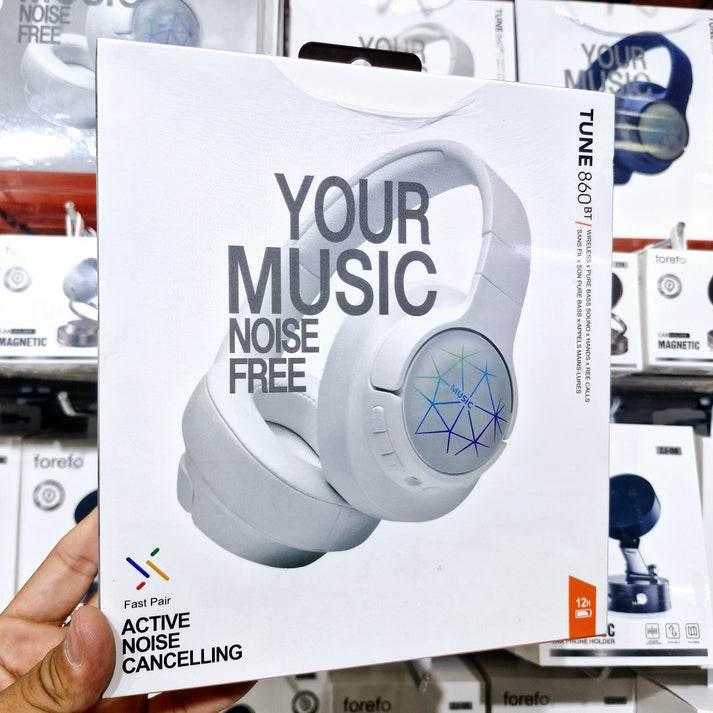 Tune 860bt kablosuz kafa üstü ışıklı bluetooth kulaklık - gürültüsüz müzik deneyimi