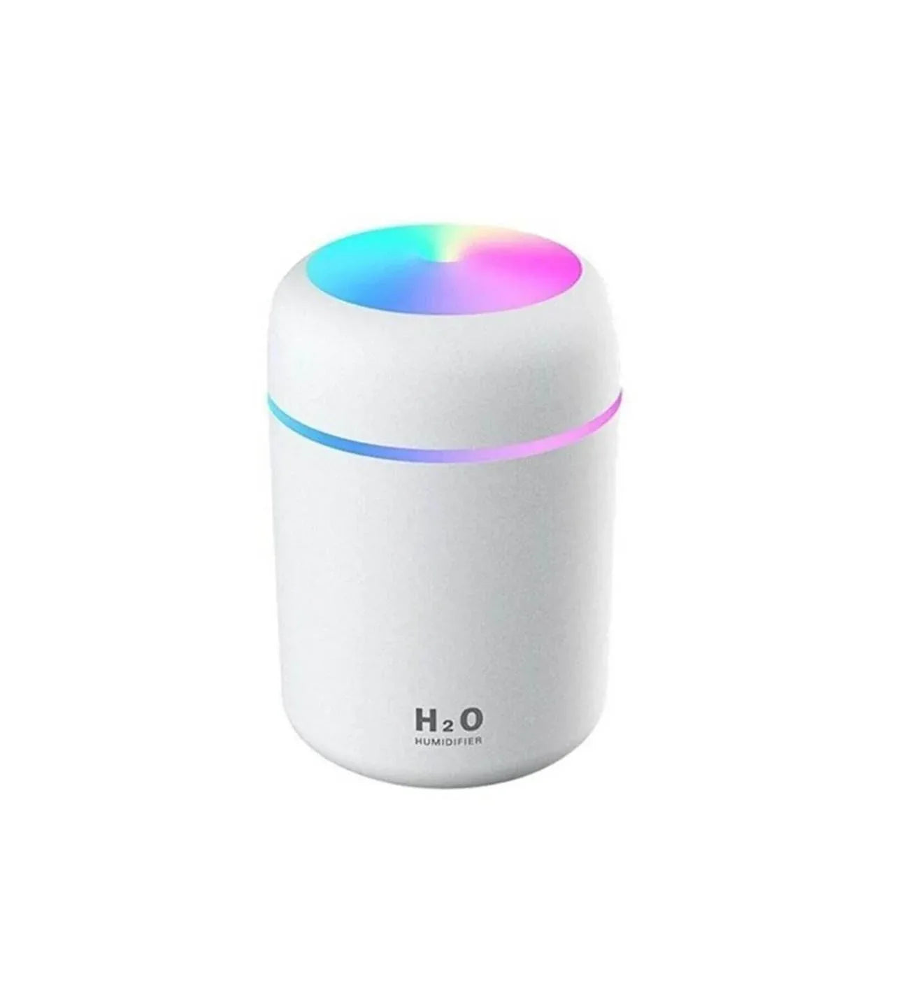 H2o 300ml taşınabilir hava nemlendirici | rgb ışıklı buhar makinesi & aromma difüzörü | sessiz ve etkili nemlendirme - G3P