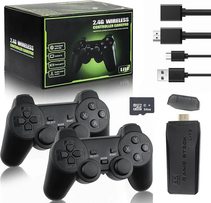 M8 64gb dual pad 4k game stick – 20,000+ oyunlu retro oyun konsolu 2,4g gamepad - G3C