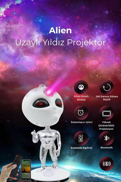 MXS-008 FM UZAYLI ASTRONOT LED GLAXY PROJEKTÖR