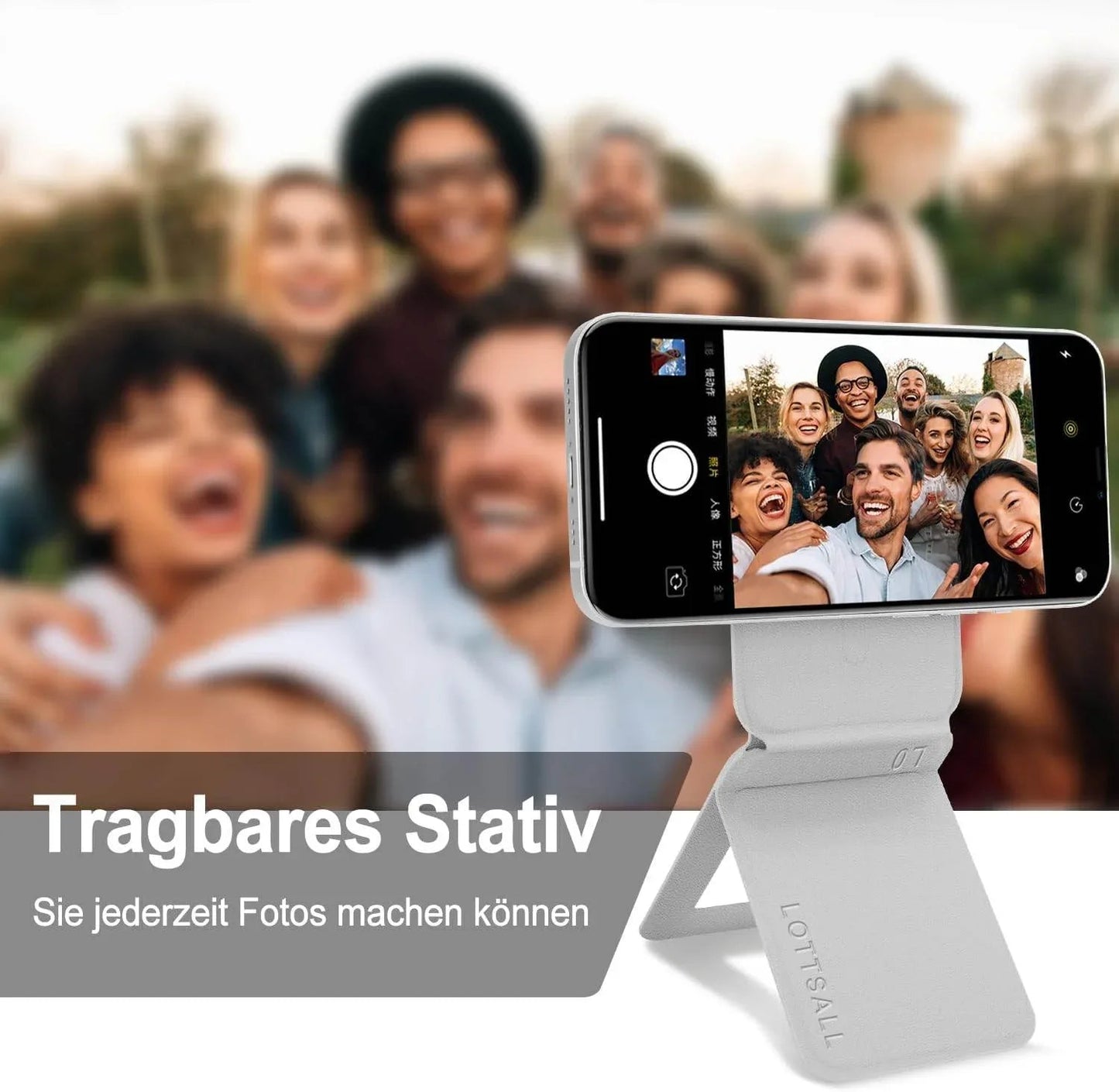 ince Magnetik tripod standı katlanabilir ayarlanabilir masa üstü