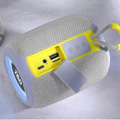 Tg-655 taşınabilir rgb led ışıklı sd kart usb hafıza aux destekli 5w 1200mah 5,3v fm radyolu bluetooth hoperlör