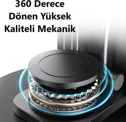 360 derece döner masa üstü ayarlanabilir plastik telefon standı