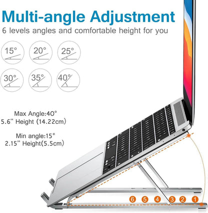 Ayarlanabilir katlanabilir laptop ve tablet standı
