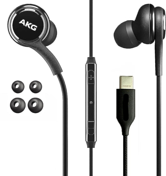 akg typec girişli mikrofonlu kontrol kumandalı kulak içi kablolu kulaklık - K1B