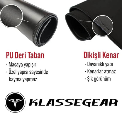 Standart mouse pad kaymaz tabanlı
