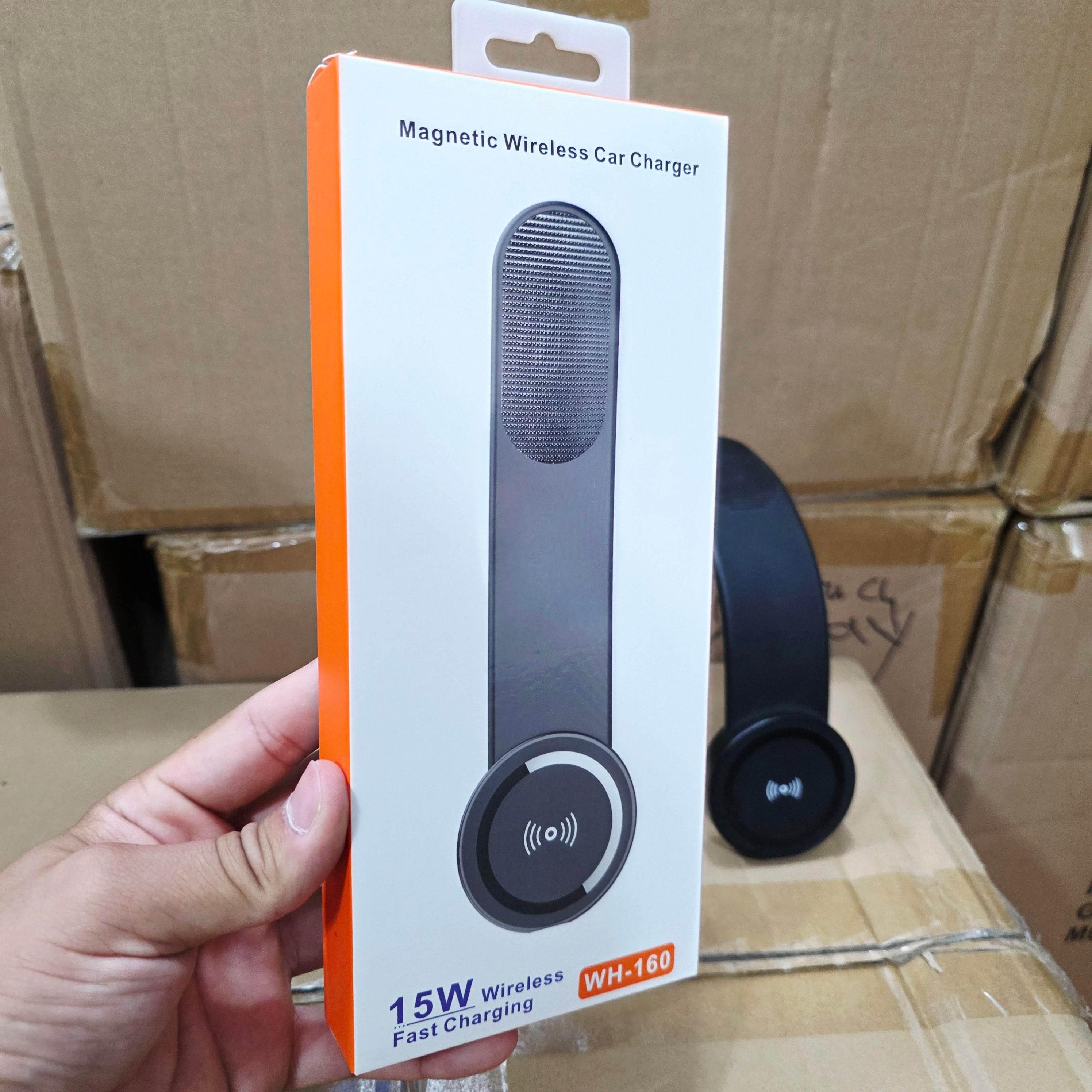15W kablosuz magsafe şarj edebilir katalanabilir torpido üstü esnek telefon tutucu Wh-160