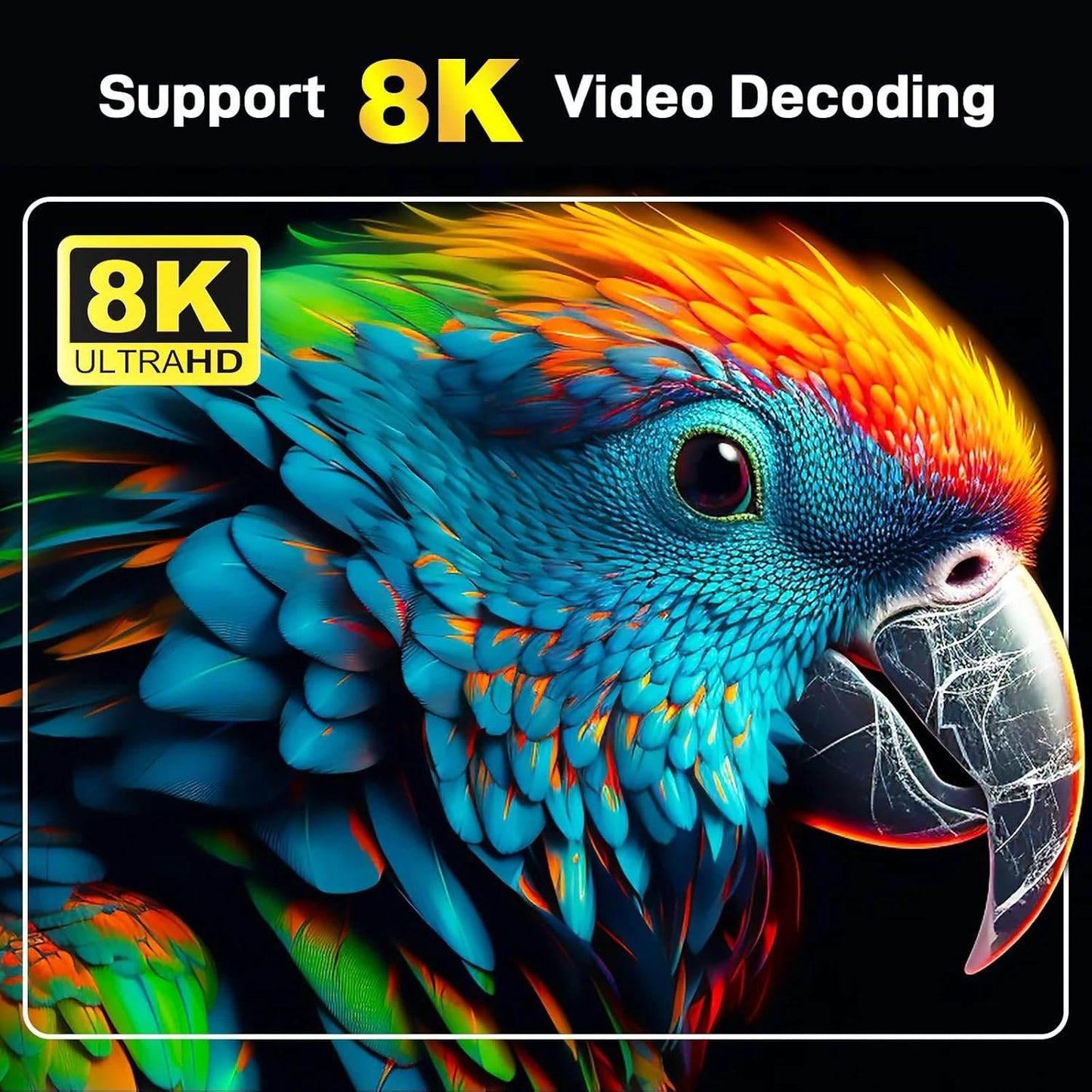 TV98 ATV Stick Mini TV Stick Android 14 H618 Dört Çekirdekli Cortex A53 Desteği 8K Video 2,4G 5G WiFi BT5,0 Sesli Uzaktan Kumanda Akıllı TV Kutusu (2+16GB)