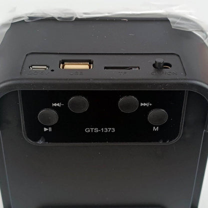 Gts 1373 bluetooth hoparlör | kablosuz , yüksek sesli karaoke ve parti hoparlörü rgb ışıklı