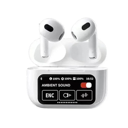 Ekranlı Air 3,nesil ANC ENC modlu mikrofonlu dokunmatik kulak içi bluetooth kulaklık t12 - B3H