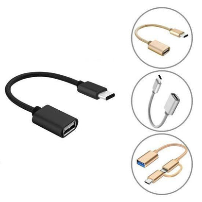 Typec to usb OTG kamera adaptör dönüştürücü