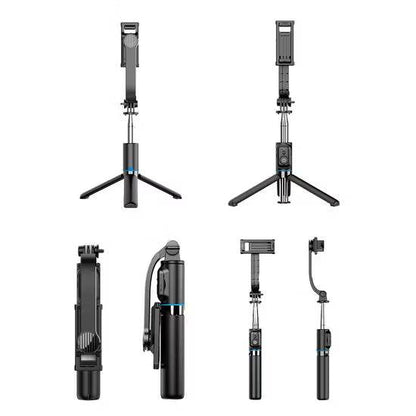 C01 bluetooth kumandalı selfie stick tripod | taşınabilir, uzayabilir, ayarlanabilir, katlanabilir telefon tutucu