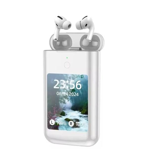 BUKU Carrying Treasure A98 - 3'ü 1 Arada Powerbank (8000mAh), TWS Bluetooth Kulaklık, AMOLED Dokunmatik Ekranlı Akıllı Cihaz - ANC Gürültü Engelleme, Telefon Şarj, Müzik ve Çağrı Kontrol - B2W